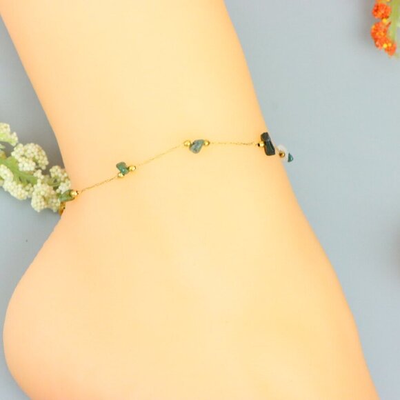 "Handmade Anklet – A Stylish Choice for Women, Thoughtful Gift Idea, EVCH1115 - Picture 8 of 9